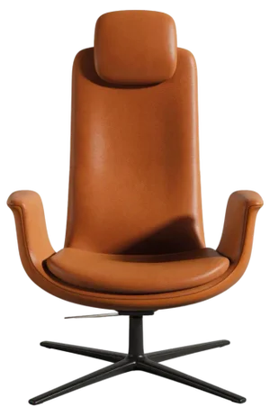 Oddysey Brown Small Headrest Armchair by Eugeni Quitllet