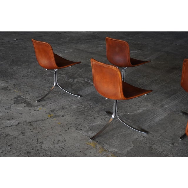 PK9 Dining Chairs by Poul Kjærholm for E. Kold Christensen, Denmark, 1960s, Set of 8 For Sale - Image 9 of 11