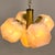 Gold Italian Space Age Murano Glass Cube Chandelier attributed to Oggetti, 1970s For Sale - Image 8 of 14