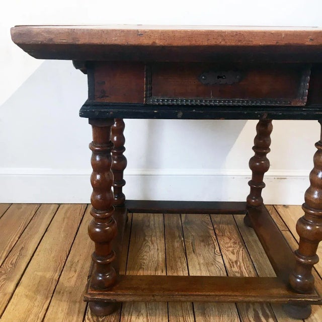 17th Century French Bobbin Turned Tavern Table C. 1680 For Sale - Image 4 of 13