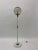 Vintage White Gold Floor Lamp Glass Globe, 1970s For Sale - Image 11 of 11