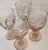 Vintage Icy Pink Goblets- Set of Four For Sale - Image 4 of 9