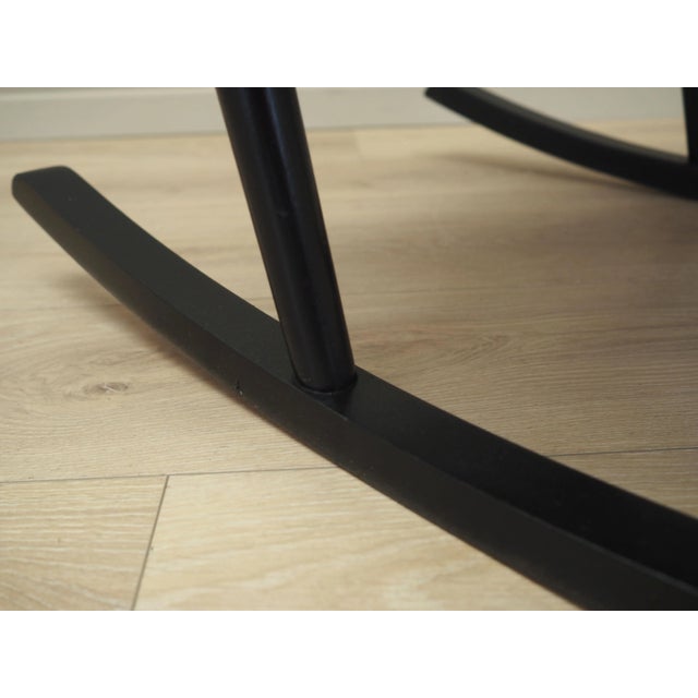 Vintage Danish Beech Rocking Chair, 1970s For Sale - Image 11 of 18