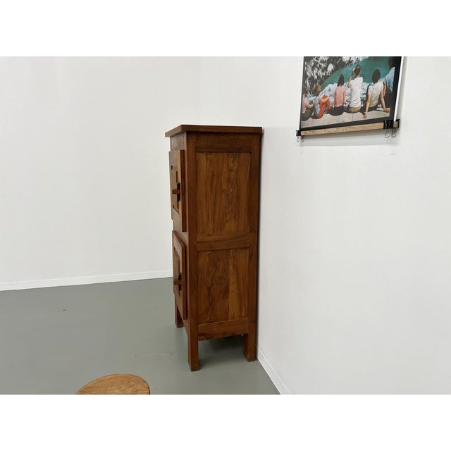 Small Brutalist Hosiery Cabinet, 1950s For Sale - Image 12 of 18