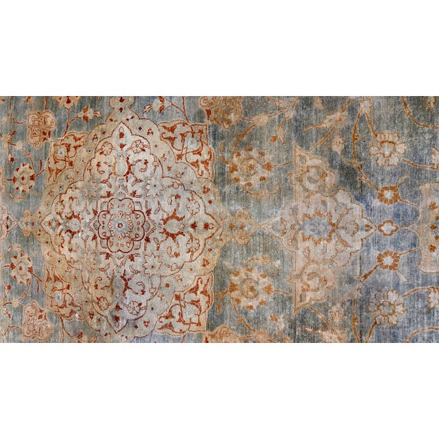 Antique Kashan For Sale - Image 10 of 10