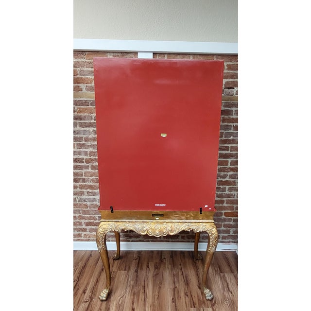 Chinoiserie Mainland Smith Red Lacquer Chinoiserie For Sale - Image 3 of 5