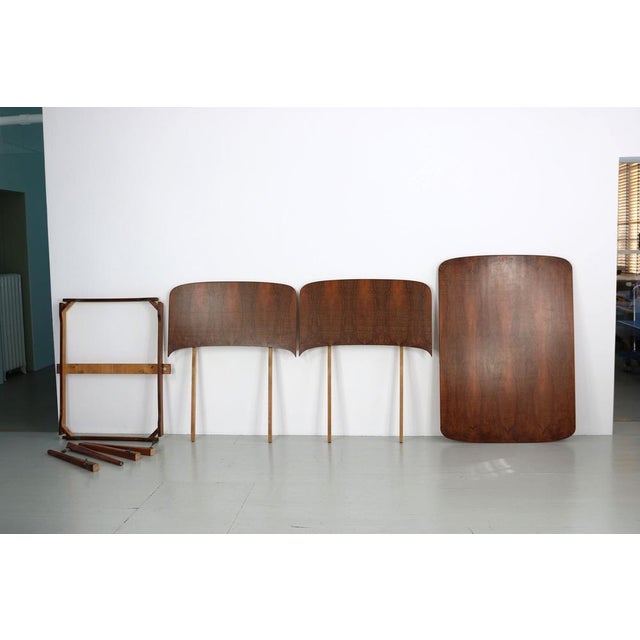 Walnut Veneer Table, 1960s For Sale - Image 15 of 18