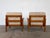 Beige Mid-Century Modern Teak Lounge Chairs in Wool Bouclé, 1960s, Set of 2 For Sale - Image 8 of 12