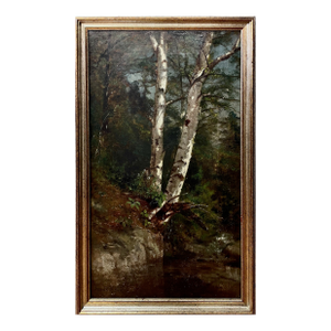 “Woodland Study” by James M. Hart (1828-1901)