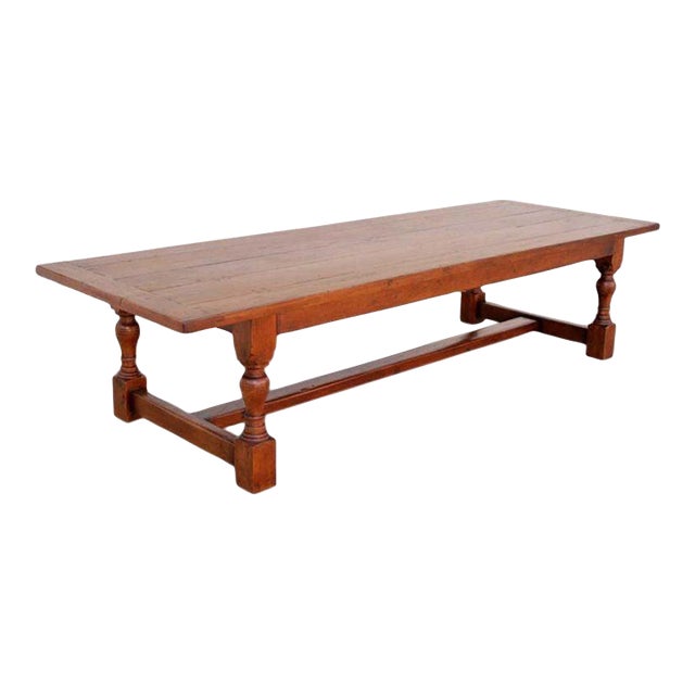 Dining Table in Reclaimed Oak, Made by Petersen Antiques For Sale