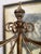 Vintage Gilt-Toned Metal Coat and Hat Rack For Sale - Image 4 of 7