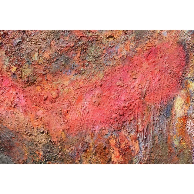 2010s 2016 Abstract Impasto Mixed-Media Painting by Geoff Hippenstiel For Sale - Image 5 of 7