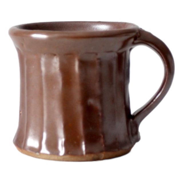 Vintage Handmade Studio Pottery Mug For Sale