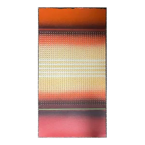 1970s Paul Maxwell #713-C Art Stencil Casting, Signed Artwork 3-D Textured
