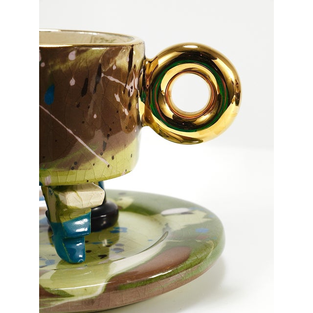 Postmodern Pop Art Sculptural Tea Service by Juraj Mahalik for Art4, Slovakia, 1990s, Set of 10 For Sale - Image 15 of 18