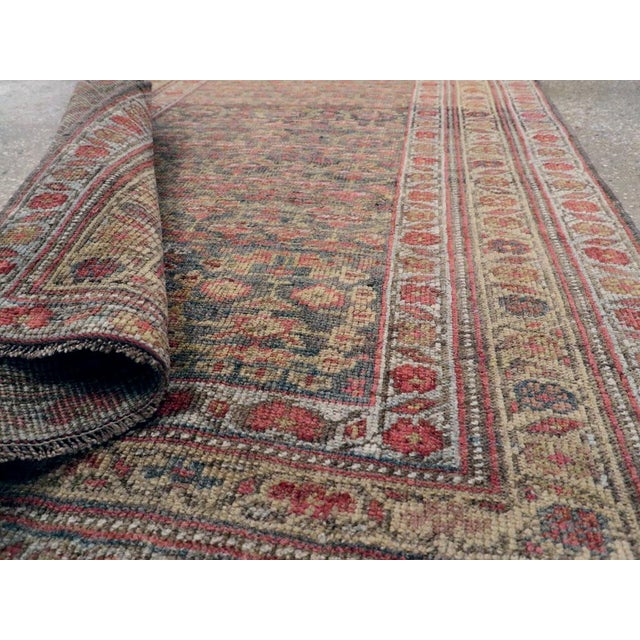 Galerie Shabab Collection Early 20th Century Persian Kurdish Bidjar Throw Rug For Sale In New York - Image 6 of 6