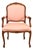 Ethan Allen French Louis XV Style Fauteuil Armchair For Sale