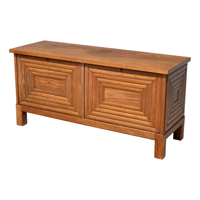 Sideboard in Oak attributed to Oscar Nilsson, Sweden, 1940s For Sale