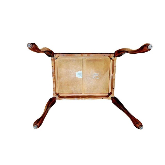 Late 20th Century Vintage Bombay French Provincial Style Side Table For Sale - Image 5 of 6