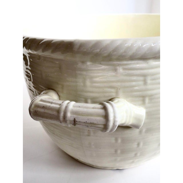 Cream Late 19th Century French Porcelain Large Size Window Planter Circa 1890 For Sale - Image 8 of 11
