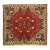 Pasargad DC Persian Hand Knotted Antique Square Sarouk Rug For Sale