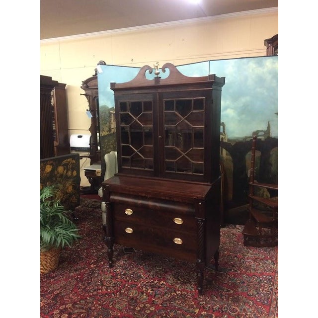 Early 19th Century Antique Federal Secretary Desk For Sale - Image 5 of 12
