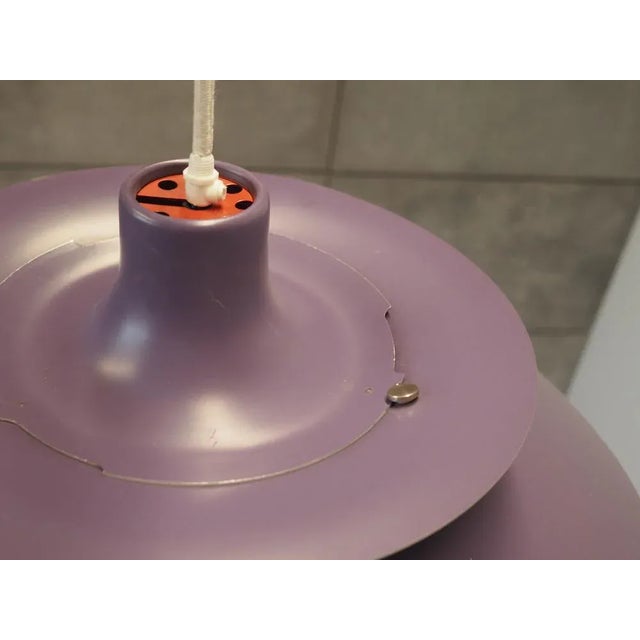 Metal Vintage Danish Pendant Lamp from Louis Poulsen, 1970s For Sale - Image 7 of 14