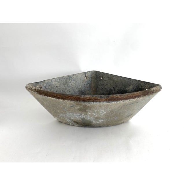 Farmhouse Corner Galvanized Feeder Planter For Sale - Image 4 of 9