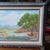 1980s Tx Bluebonnets Landscape Oil Painting Signed 29x17" Frame Linen Matt 24 X 12 Art For Sale - Image 4 of 16