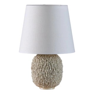 Chamotte Table Lamp attributed to Gunnar Nylund, Sweden, 1950s For Sale
