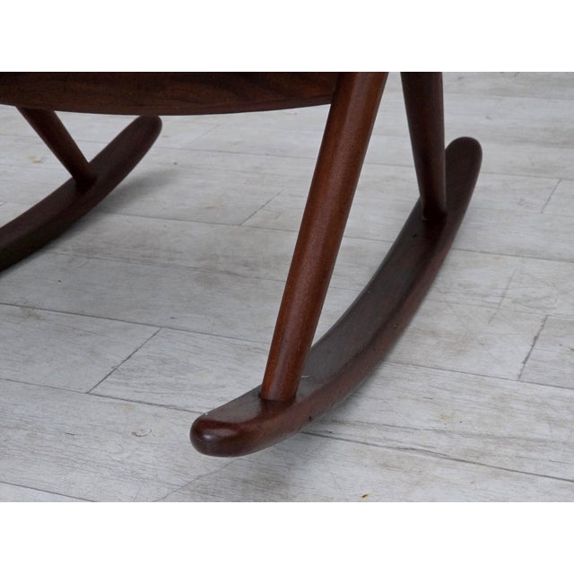 Vintage Danish Rocking Chair by Frank Reenskaug for Bramin, 1960s For Sale - Image 12 of 18
