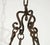 Black Early 20th Century Iron French Chandelier For Sale - Image 8 of 10