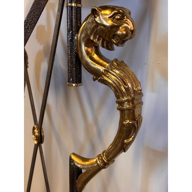 Black Neoclassical Egyptian Revival Jardiniere, Maitland Smith For Sale - Image 8 of 10