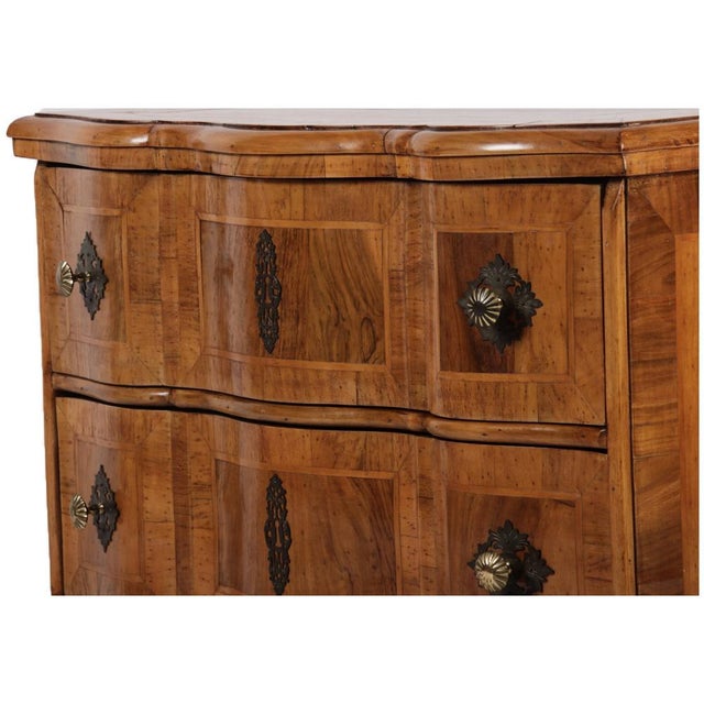 Small Antique Baroque Chest of Drawers in Walnut, 1900 For Sale - Image 13 of 18