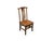 1990s Oriental Modern Yoke High Back Bars Backrest Accent Side Chair For Sale - Image 5 of 14