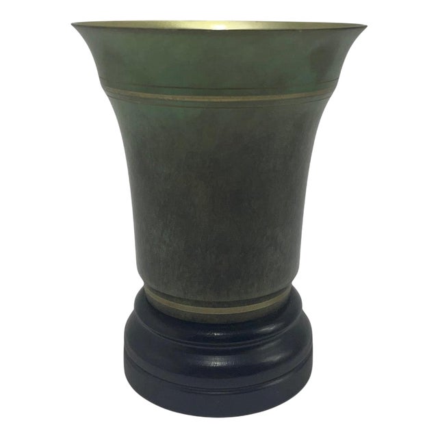 Gab Bronze Vase, 1950s For Sale