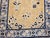 Textile Vintage Chinese Art Deco Rug, Hand-Knotted Wool, Tan & Blue, 1900s, 4' x 7' For Sale - Image 7 of 14