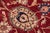 Shabby Chic 1990's Floral Pak-Persian Red/Blue Wool Rug - 8'1'' X 10'0'' For Sale In New York - Image 6 of 9