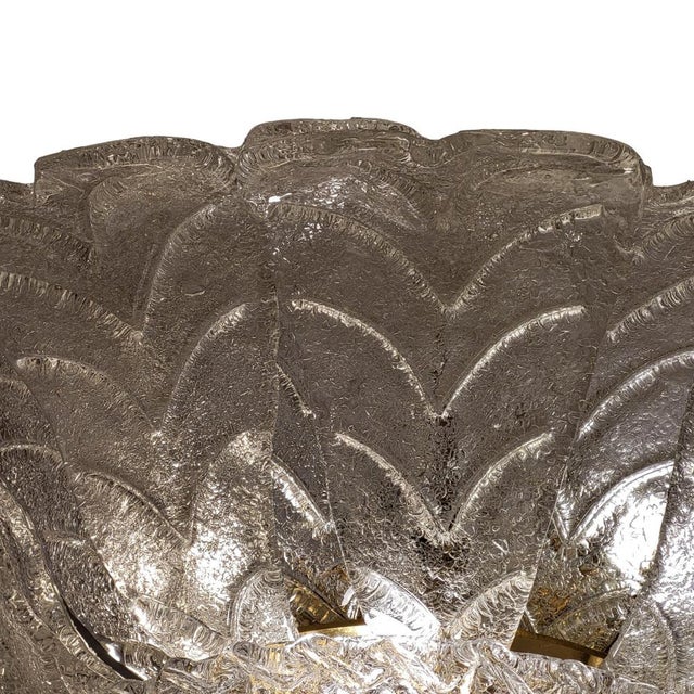 1960s Frozen Petals Murano Lamp, 1950s For Sale - Image 5 of 7