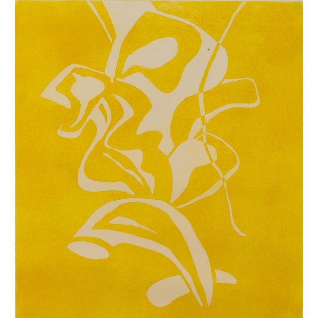 An original signed and numbered color etching by Swedish modernist artist Karl Einar Andersson (1925–1975), presented in...