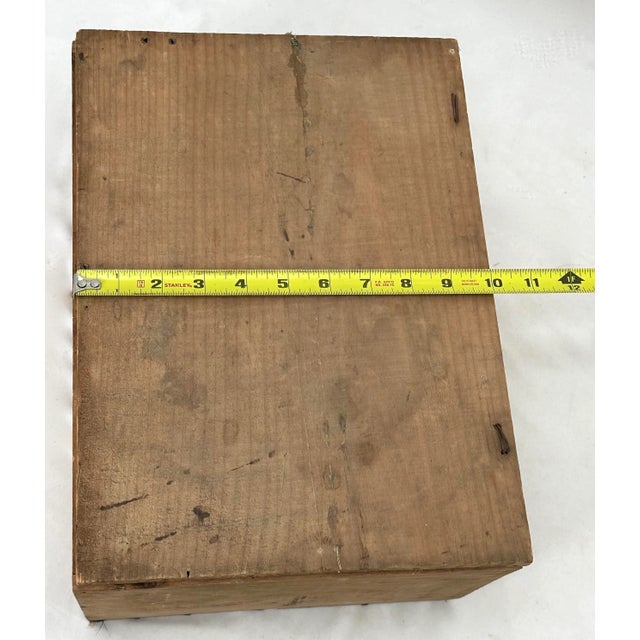 Authentic Antique American Country Store Wooden Shipping & Display Soap Box With Whimsical Mottos For Sale - Image 12 of 13