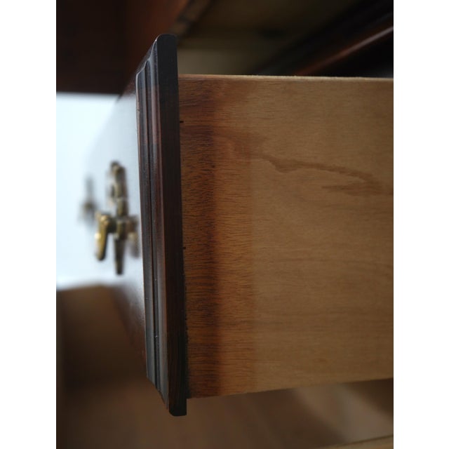 1980s Kincaid Cherry Bedroom Armoire Chifferobe Chest For Sale - Image 5 of 18