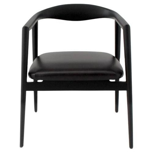 Romy Pull Up 06 Leather Upholstery and Matte Black Frame Chair by Casa Casati For Sale - Image 15 of 15