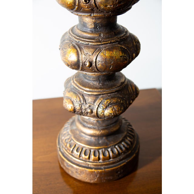 Mid-Century Modern Brutalist Lamp by Feldman For Sale - Image 3 of 7