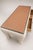 Wood Italian Painted & Carved Leather Top Desk or Console, Style of John Dickinson For Sale - Image 7 of 8