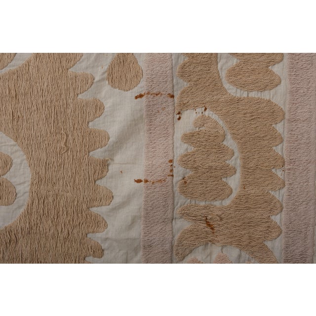 1960s Suzani Pink Table Cover - For Sale - Image 5 of 11