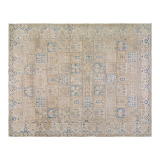 Vintage Turkish Hand Knotted Wool Rug, 9'7''x12'3'' For Sale