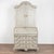 Rococo 18th Century Swedish Gray Painted Oak Secretary Bureau For Sale - Image 3 of 11