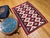 Vintage Native American Navajo Rug, Wool & Cotton, Geometric Eye Dazzler Pattern, 3x5 For Sale - Image 9 of 18