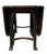 1960s Vintage Jacobean Revival Oak Gateleg Drop-Leaf Dining Table With Scalloped Edge For Sale - Image 5 of 9